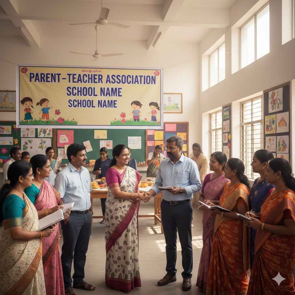 Parent-teacher association meeting